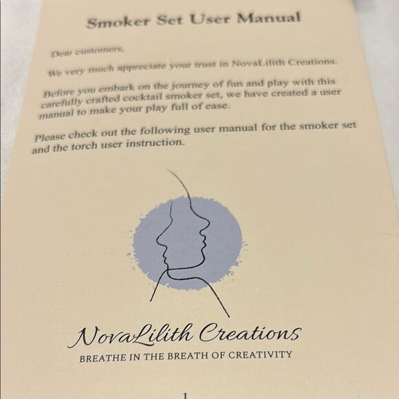 NovaLilith Old Fashioned Cocktail Smoker Kit with Torch (no butane) - Picture 10 of 13